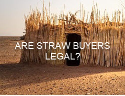 Straw Buyers In Real Estate